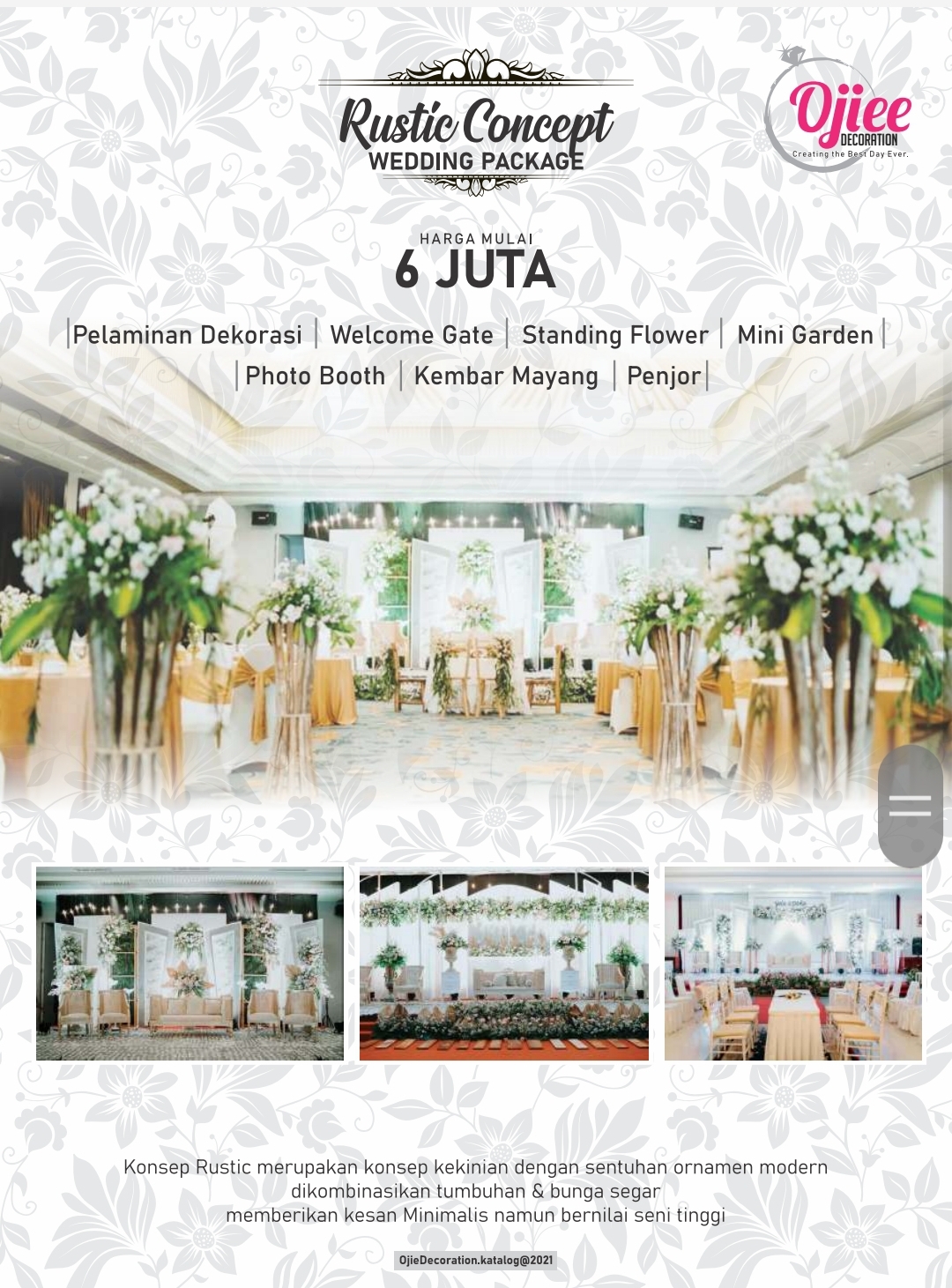 Foto vendor DEKORASI Ojie Dekorasi Paket Rustic Concept 