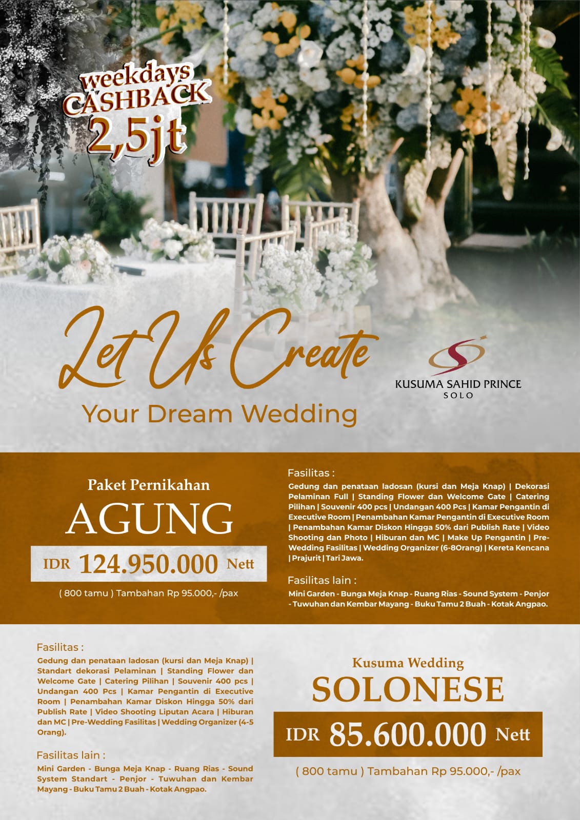 Foto vendor VENUE Kusuma Sahid Prince Paket Solonese 