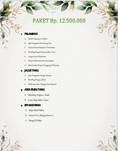 Foto vendor DEKORASI Yadi Dekorasi Paket Paket 12.5 JT 