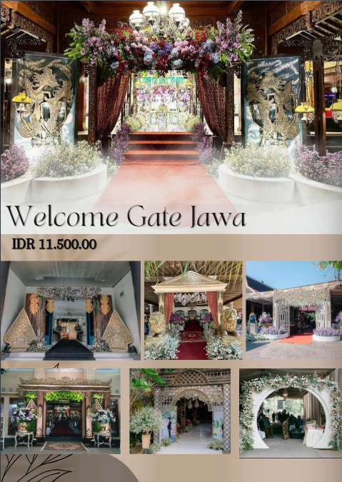 Foto vendor DEKORASI Margo Mulyo Decoration Paket Welcome gate jawa  