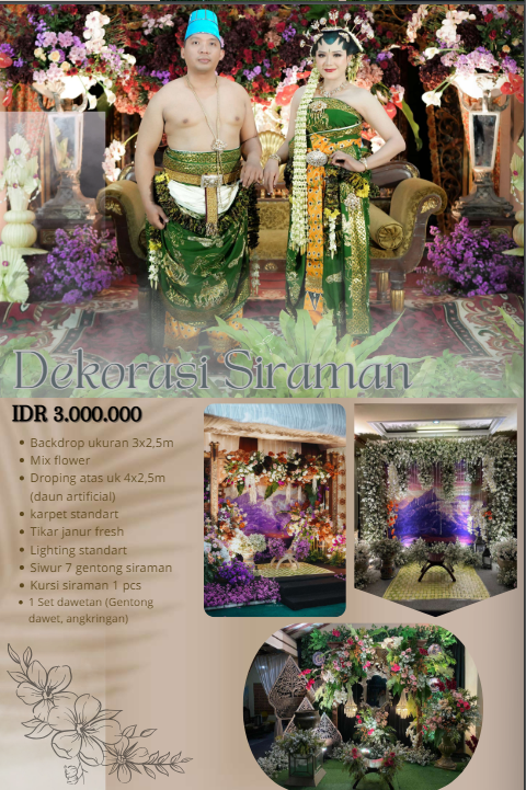 Foto vendor DEKORASI Margo Mulyo Decoration Paket Dekorasi Siraman 2 