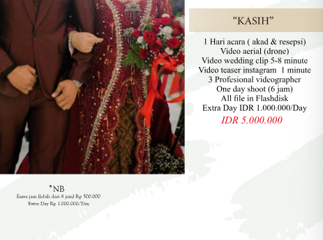 Foto vendor FOTO Hadidmu Photoghraphy Paket Paket video Kasih  