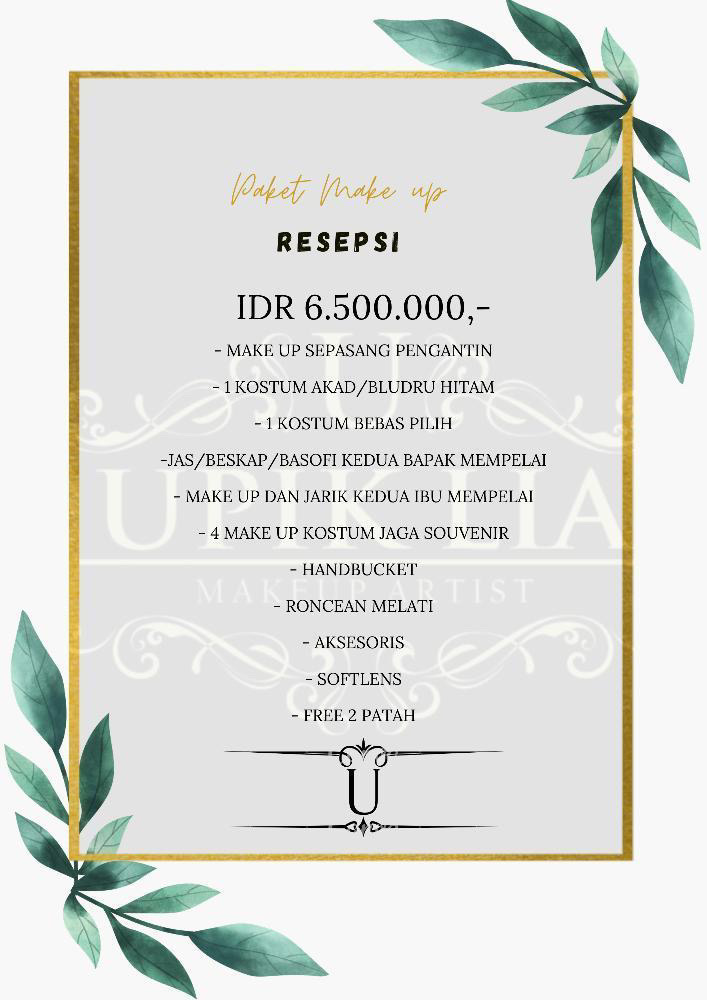 Foto vendor MUA UPIKLIA MUA  Paket resepsi  