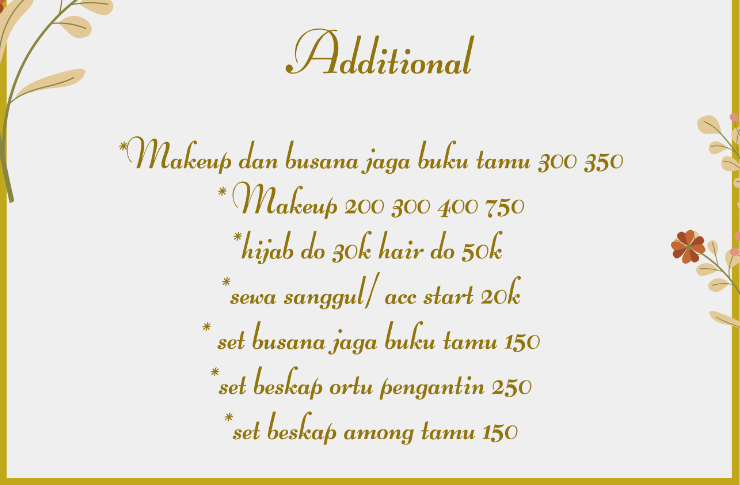 Foto vendor MUA Minda Munawar Paket Additional  