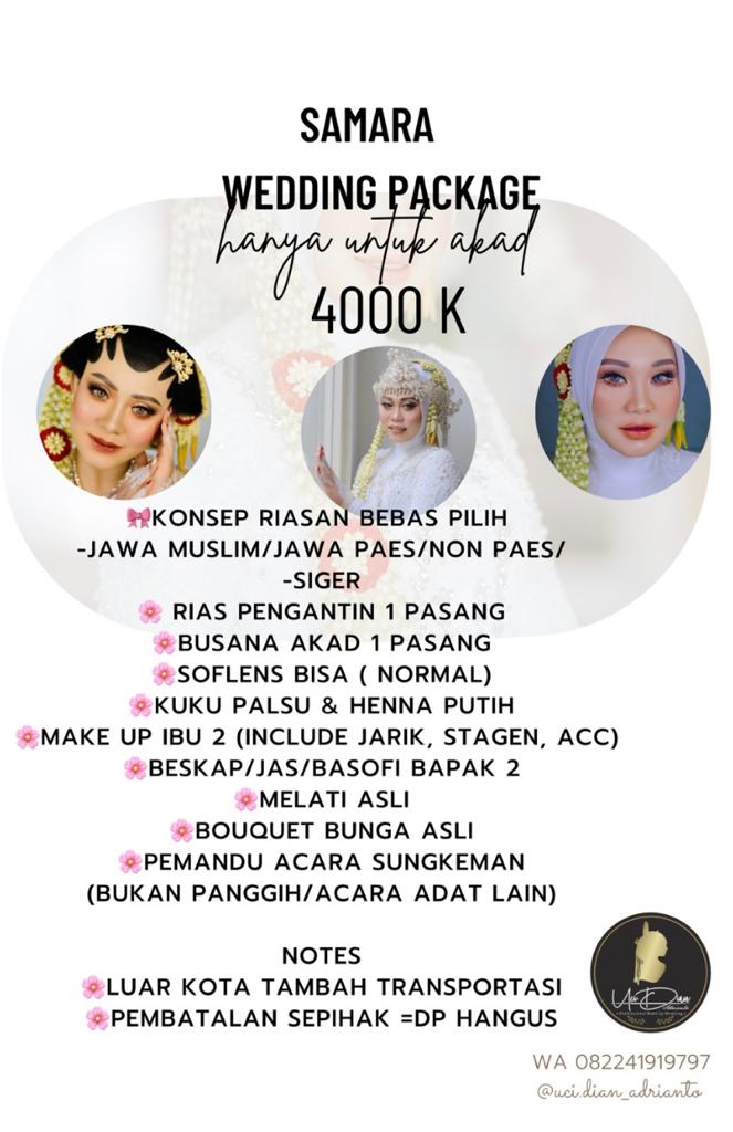 Foto vendor MUA Uci Dian Paket SAMARA WEDDING PACKAGE - AKAD 