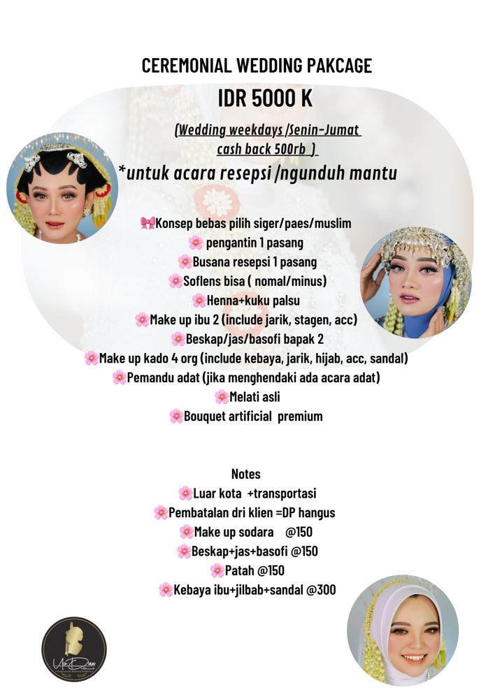 Foto vendor MUA Uci Dian Paket CEREMONIAL WEDDING PACKAGE 