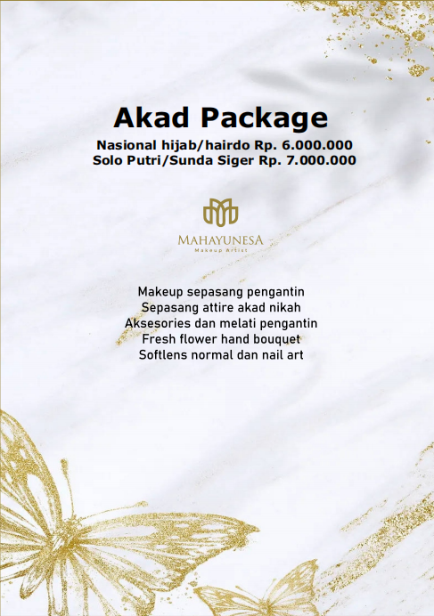 Foto vendor MUA Mahayunesa Make Up Paket Akad Package 