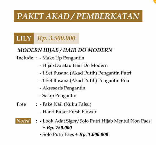 Foto vendor MUA Ridaningtyas Make Up Paket Paket Akad/ Pemberkatan 