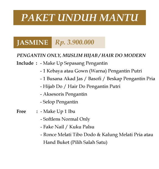 Foto vendor MUA Ridaningtyas Make Up Paket Paket Unduh Mantu 