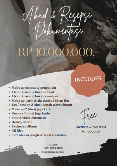 Foto vendor MUA JEV MUA Paket Akad & Resepsi Dokumentasi 