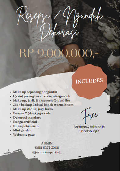 Foto vendor MUA JEV MUA Paket Resepsi / Ngunduh Dekorasi 