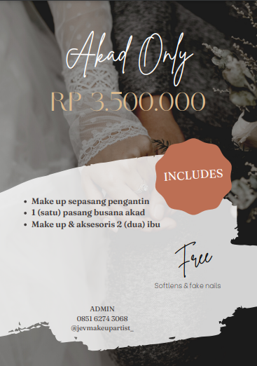 Foto vendor MUA JEV MUA Paket Akad Only 