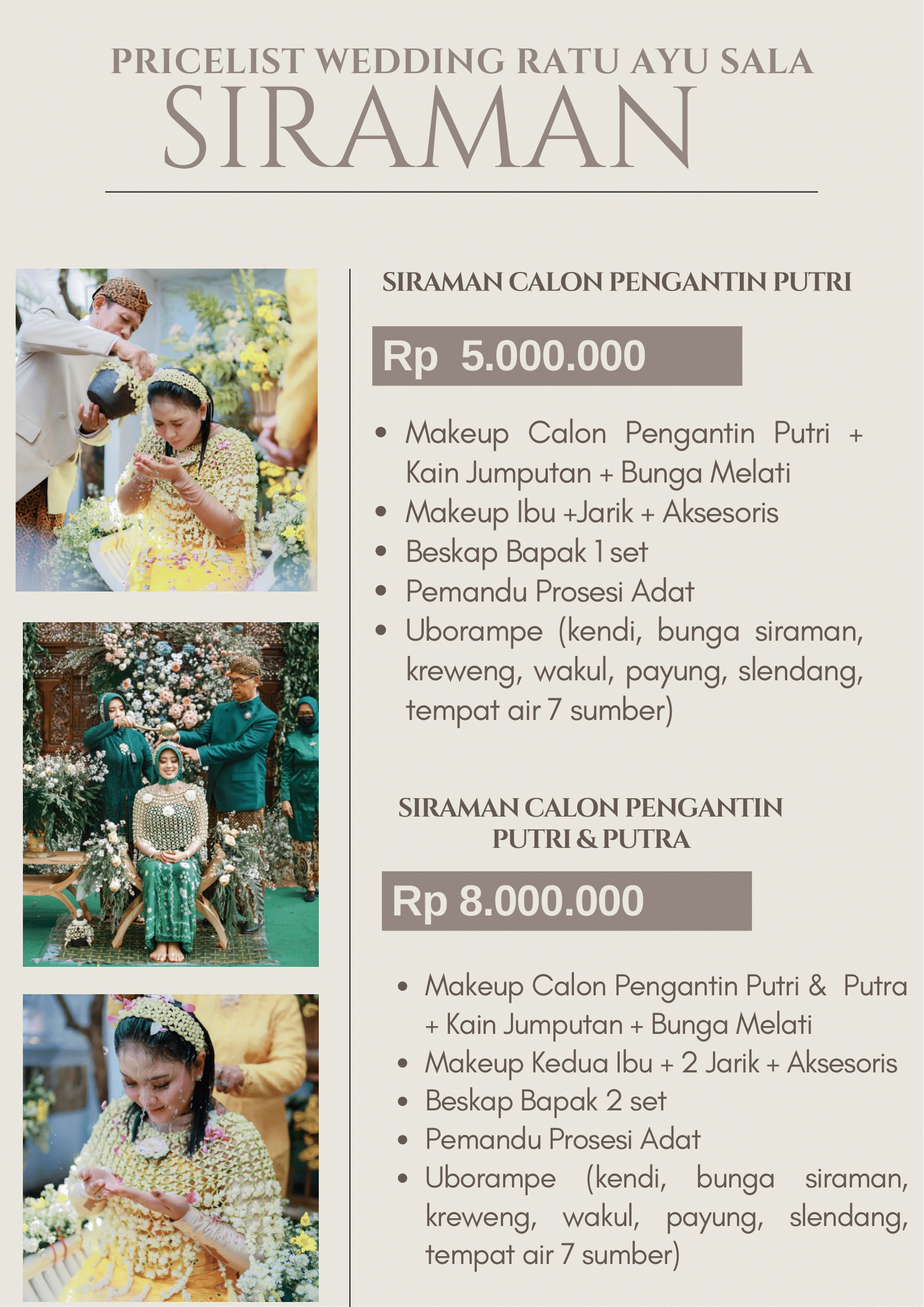 Foto vendor MUA Ratu Ayu Sala Paket SIRAMAN  - CALON PENGANTIN PUTRI 