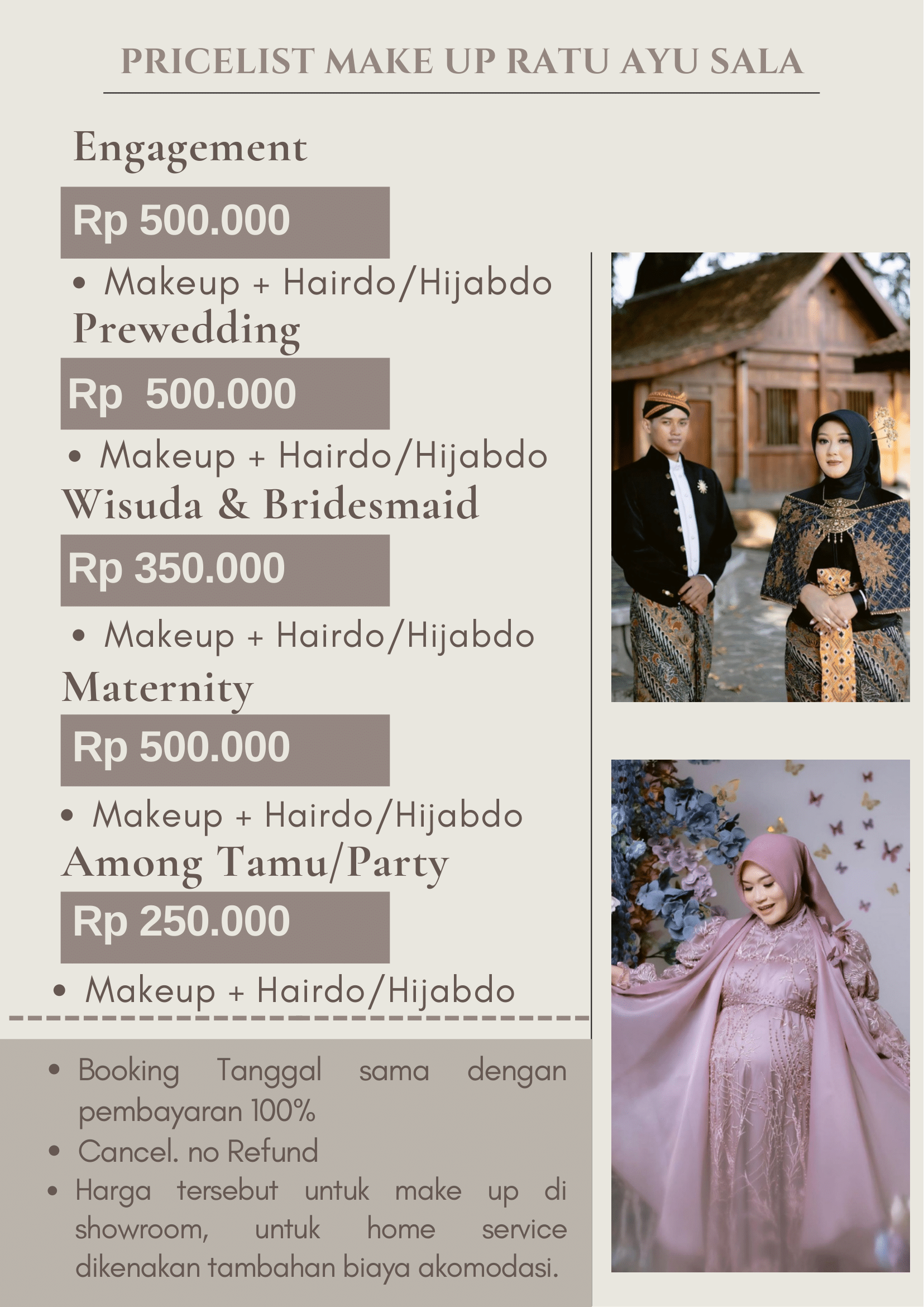 Foto vendor MUA Ratu Ayu Sala Paket Among Tamu/Party 