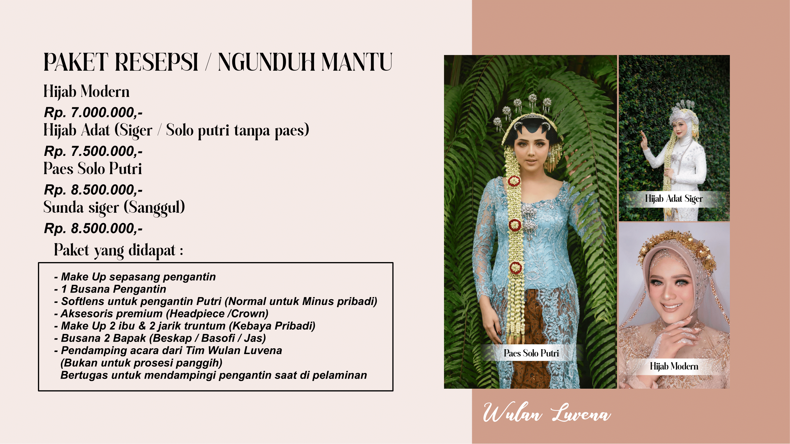 Foto vendor MUA Wulan Luvena Paket Resepsi / Ngunduh Mantu - Sunda Siger (Sanggul)  