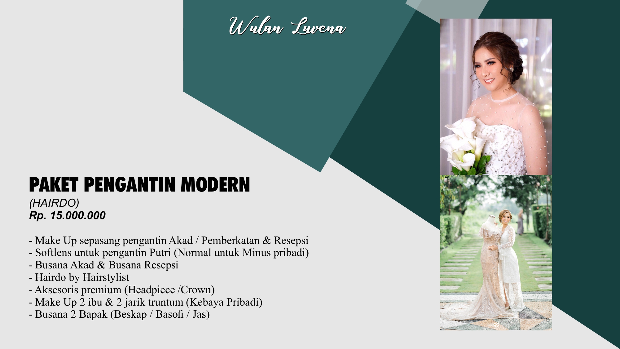 Foto vendor MUA Wulan Luvena Paket Luar Kota - Pengantin Modern 