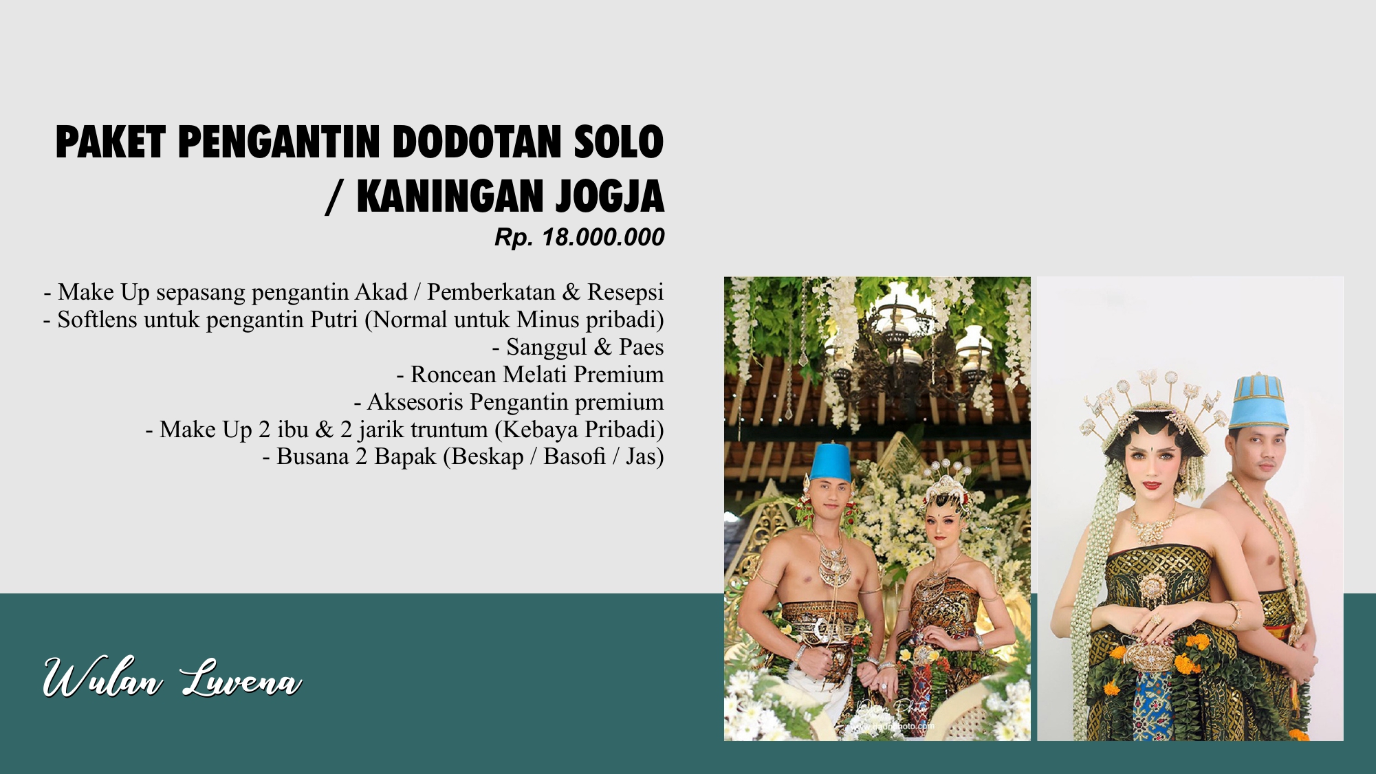 Foto vendor MUA Wulan Luvena Paket Luar Kota - Dodotan Solo/ Kaningan Jogja 