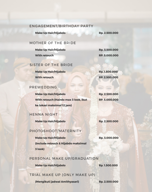 Foto vendor MUA AMITHYA SARI Paket Henna Night 