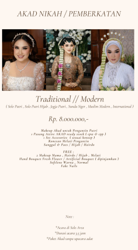 Foto vendor MUA Mimi Make Up Paket Akad Nikah/ Pemberkatan - Traditional/Modern 