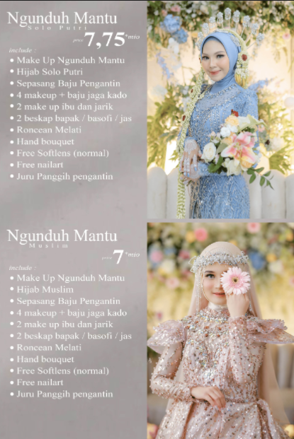 Foto vendor MUA Idda Wedding Paket Ngunduh Mantu - Solo Putri 