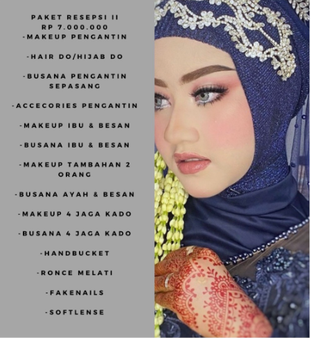 Foto vendor MUA Afra thaleb makeup artist Paket Paket Resepsi 2 