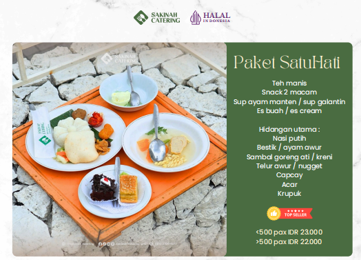 Foto vendor KATERING Sakinah Catering Paket Piring Terbang - Paket Satu Hati 