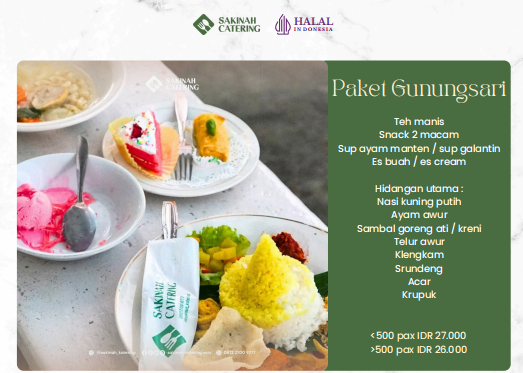 Foto vendor KATERING Sakinah Catering Paket Piring Terbang - Paket Gunungsari 