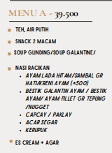Foto vendor KATERING Dahareco Catering Paket Menu A - Racikan 
