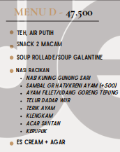 Foto vendor KATERING Dahareco Catering Paket Menu D 