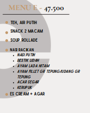 Foto vendor KATERING Dahareco Catering Paket Menu E 