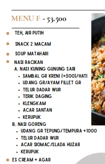 Foto vendor KATERING Dahareco Catering Paket Menu F 