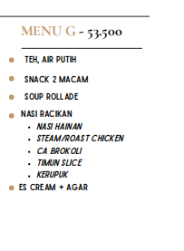 Foto vendor KATERING Dahareco Catering Paket Menu G 