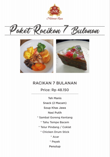 Foto vendor KATERING Niekmat Rasa Paket Racikan 7 Bulanan 