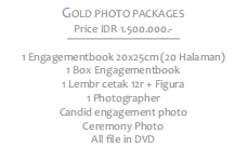 Foto vendor FOTO salah fokus official Paket Engagement Photo - Gold