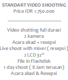 Foto vendor FOTO salah fokus official Paket Wedding Video Dokumentasi - Standart
