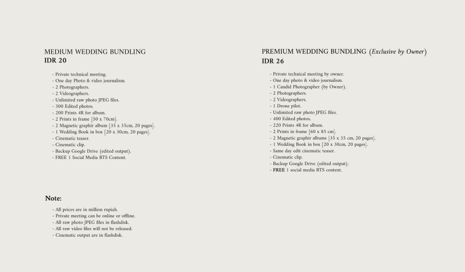 Foto vendor FOTO icadPhotoworks Paket Full Day Wedding Bundling Package - Photo & Cinematic (Medium) 