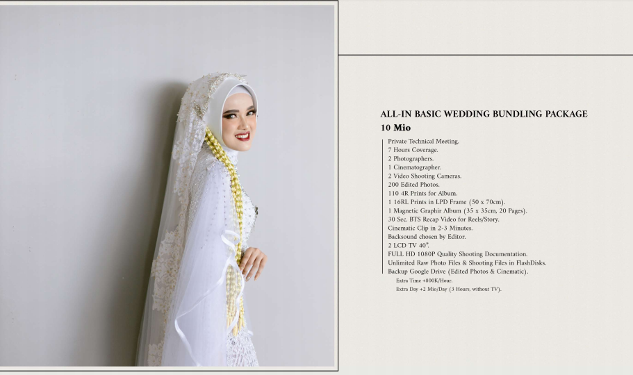 Foto vendor FOTO icadPhotoworks Paket Half Day All In Wedding - All In Basic 