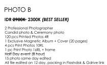 Foto vendor FOTO SS CINEMA Paket Wedding - PHOTO B 