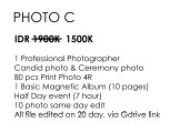 Foto vendor FOTO SS CINEMA Paket Wedding - PHOTO C 