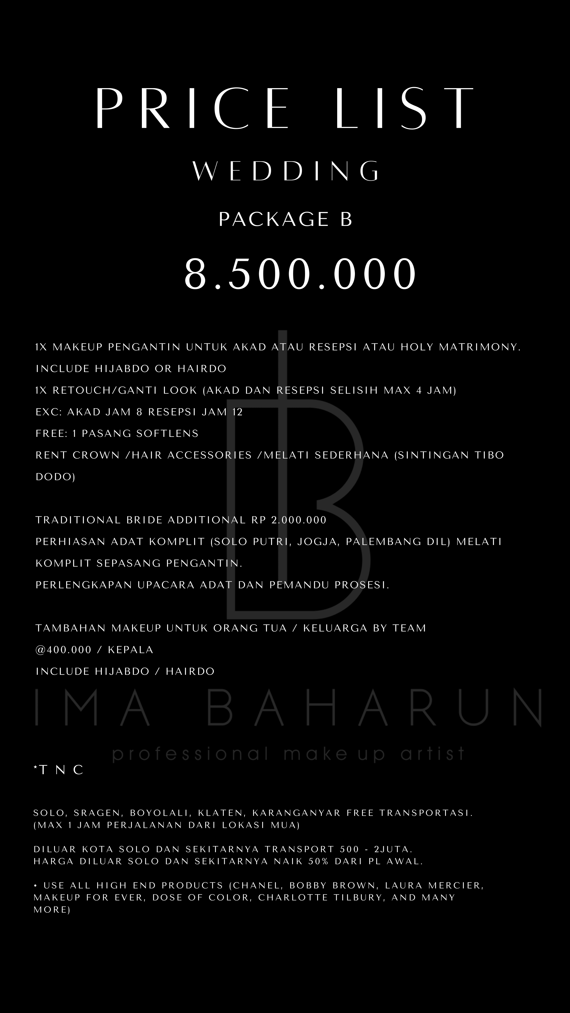 Foto vendor MUA Ima Baharun MUA Paket Wedding - B 