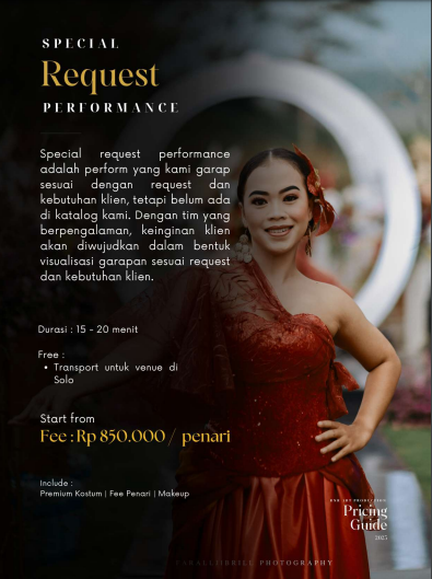 Foto vendor HIBURAN RnR Art Production Paket Special Request Performance 