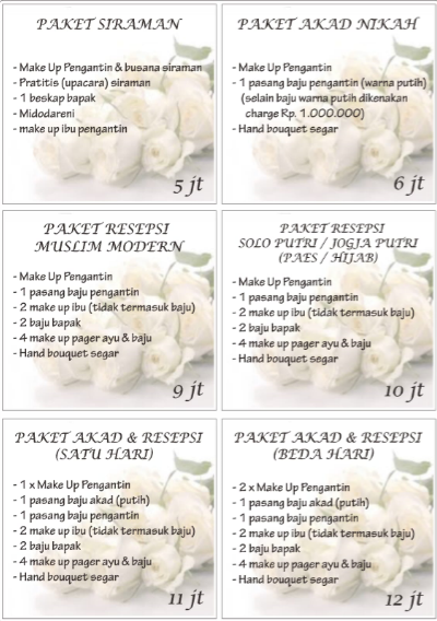 Foto vendor MUA Citra Zulfiani Paket Paket siraman 
