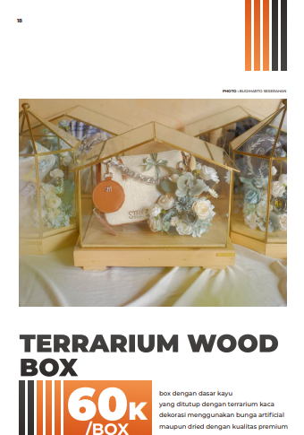 Foto vendor SESERAHAN Budiharto Seserahan Solo Paket Terrarium Wood Box