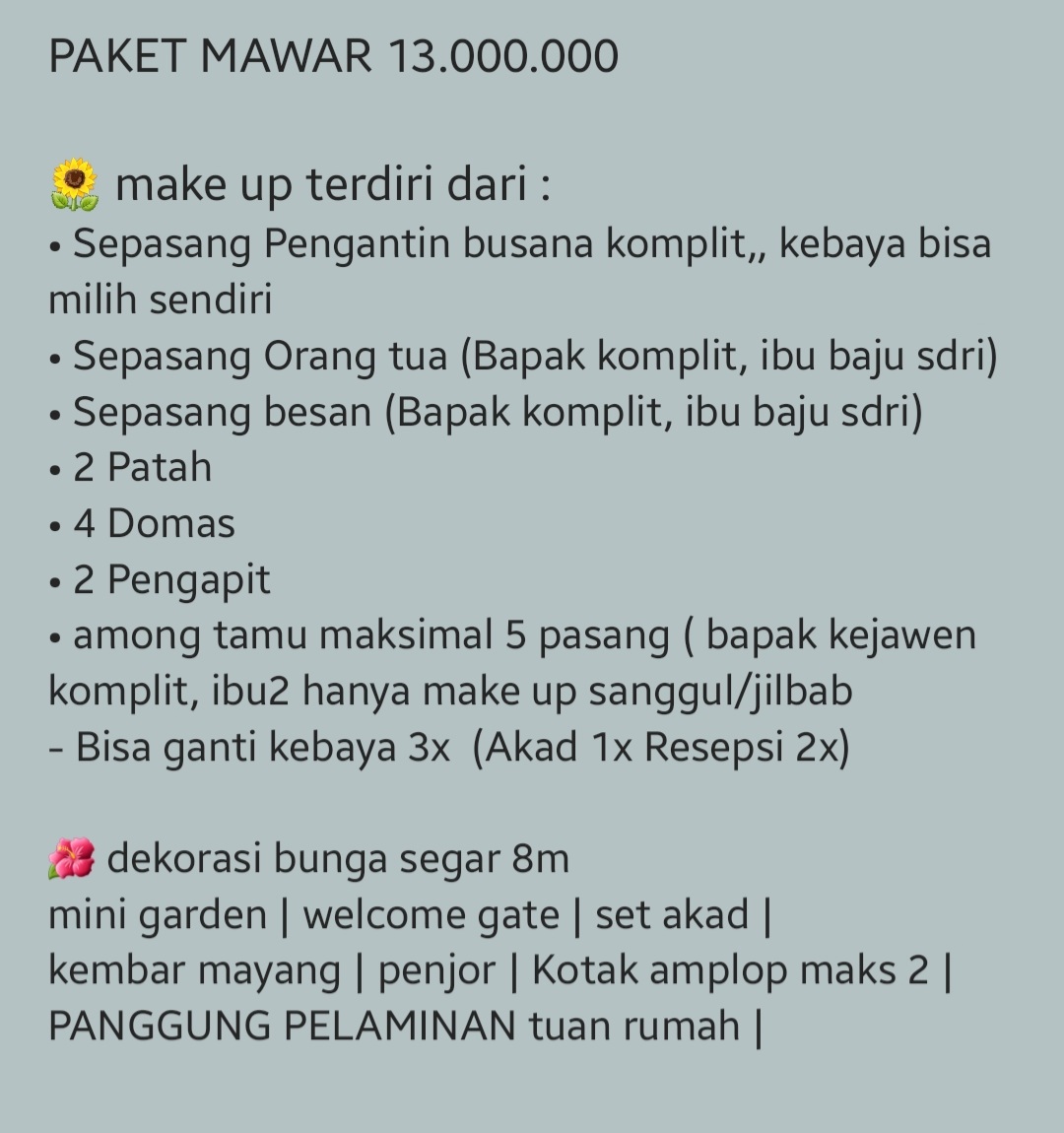 Foto vendor MUA Sekar Mas MUA Paket PAKET MAWAR 