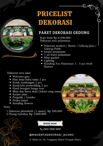 Foto vendor DEKORASI Magenta Dekorasi Paket PAKET DEKORASI GEDUNG 