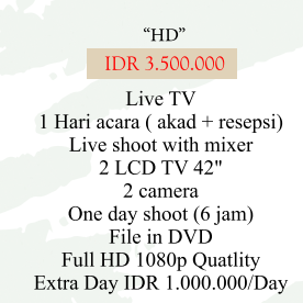 Foto vendor FOTO Hadidmu Photoghraphy Paket Video Pernikahan - HD 