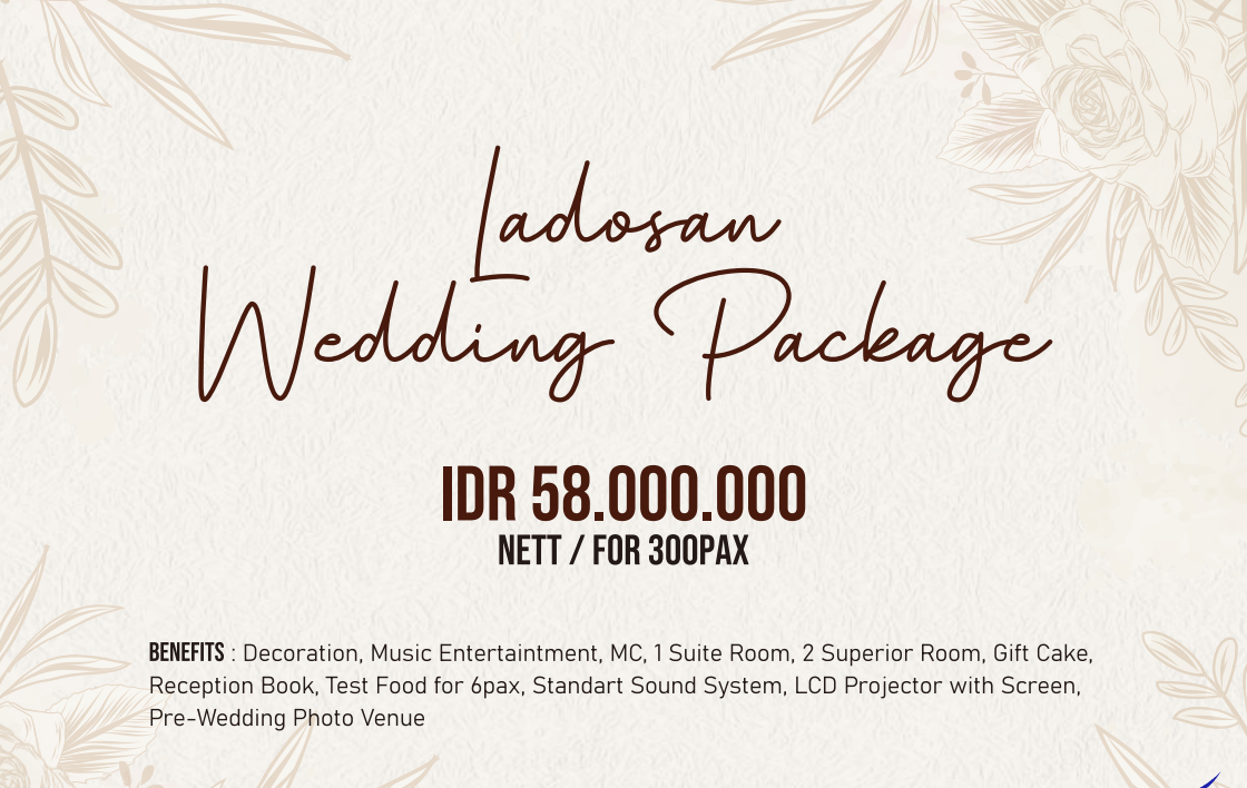 Foto vendor VENUE Novotel Paket Ladosan Wedding Package - 300 pax 