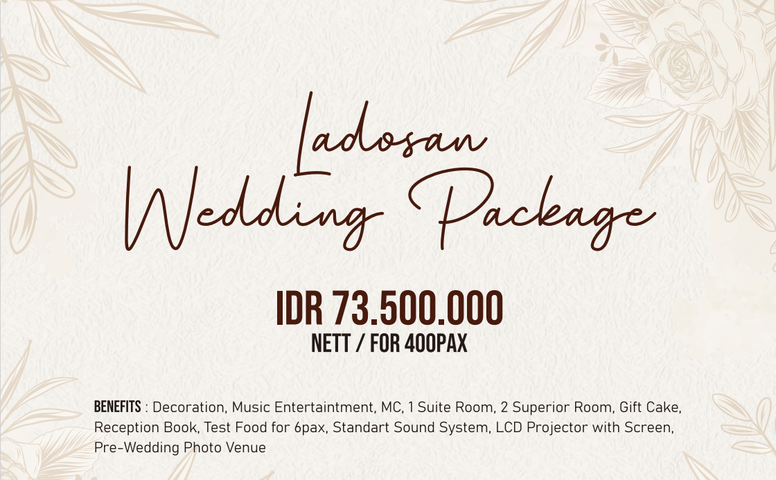 Foto vendor VENUE Novotel Paket Ladosan Wedding Package - 400pax 