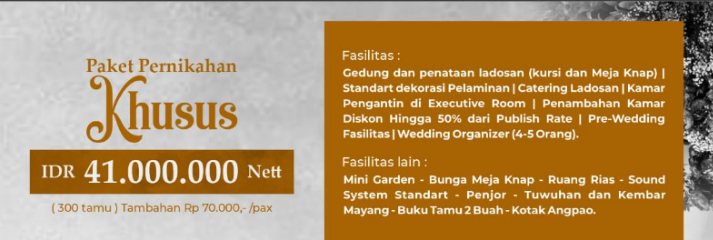 Foto vendor VENUE Hotel KSPH Paket Pake Pernikahan Khusus - 300 Tamu 