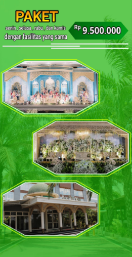 Foto vendor VENUE Semar Resto Boyolali Paket Sewa Gedung Weekday 